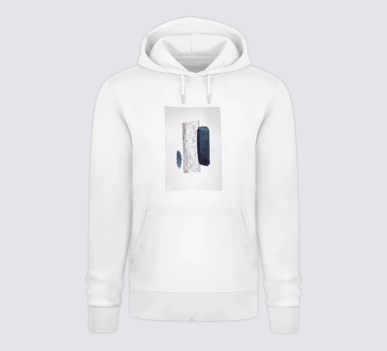 Minimal Abstract Aquarelle And Charcoal felpa con cappuccio da Studio Nahili