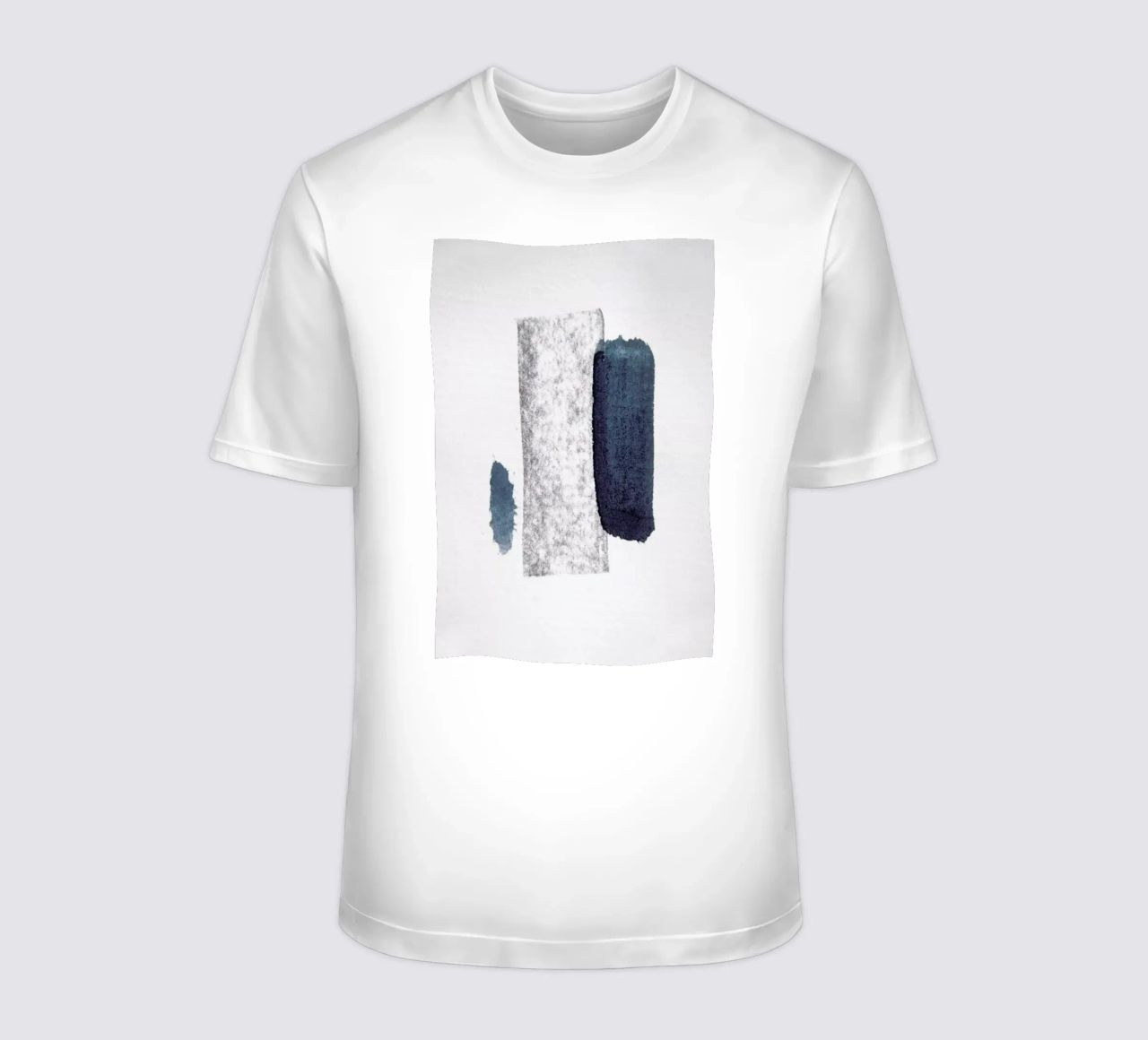 Minimal Abstract Aquarelle And Charcoal t-shirt da Studio Nahili