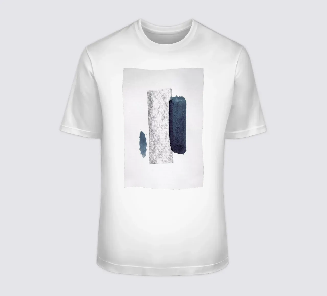 Minimal Abstract Aquarelle And Charcoal t-shirt da Studio Nahili