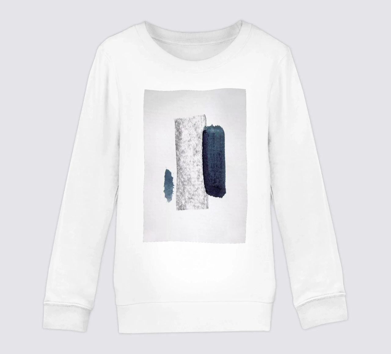 Minimal Abstract Aquarelle And Charcoal felpa bambino da Studio Nahili