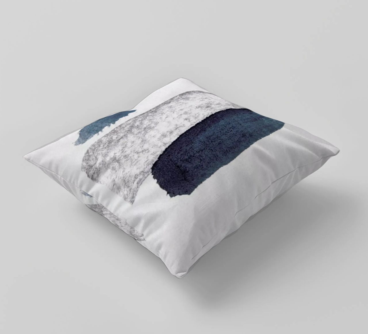 Minimal Abstract Aquarelle And Charcoal cuscino da Studio Nahili