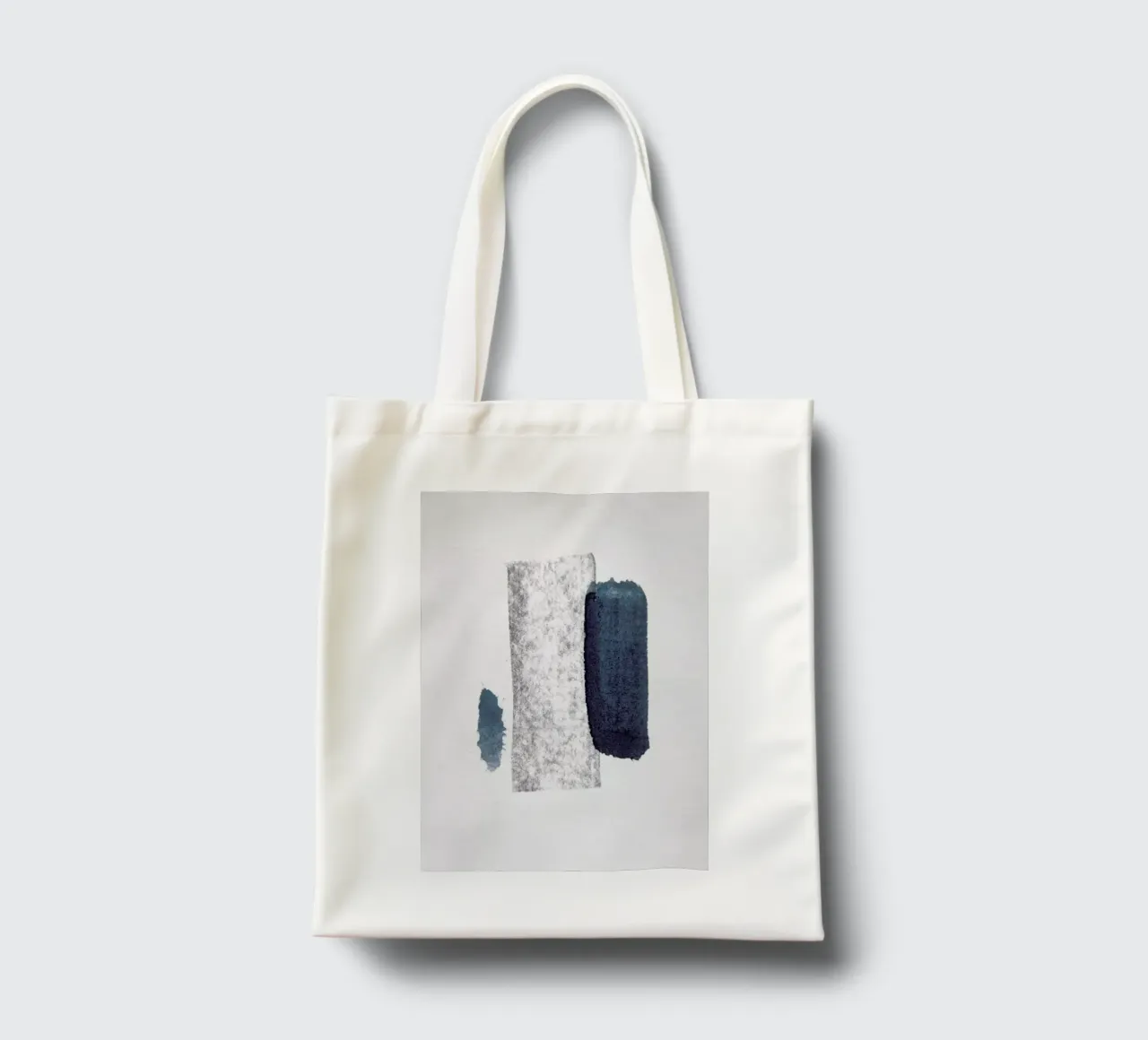 Minimal Abstract Aquarelle And Charcoal borsa in juta da Studio Nahili