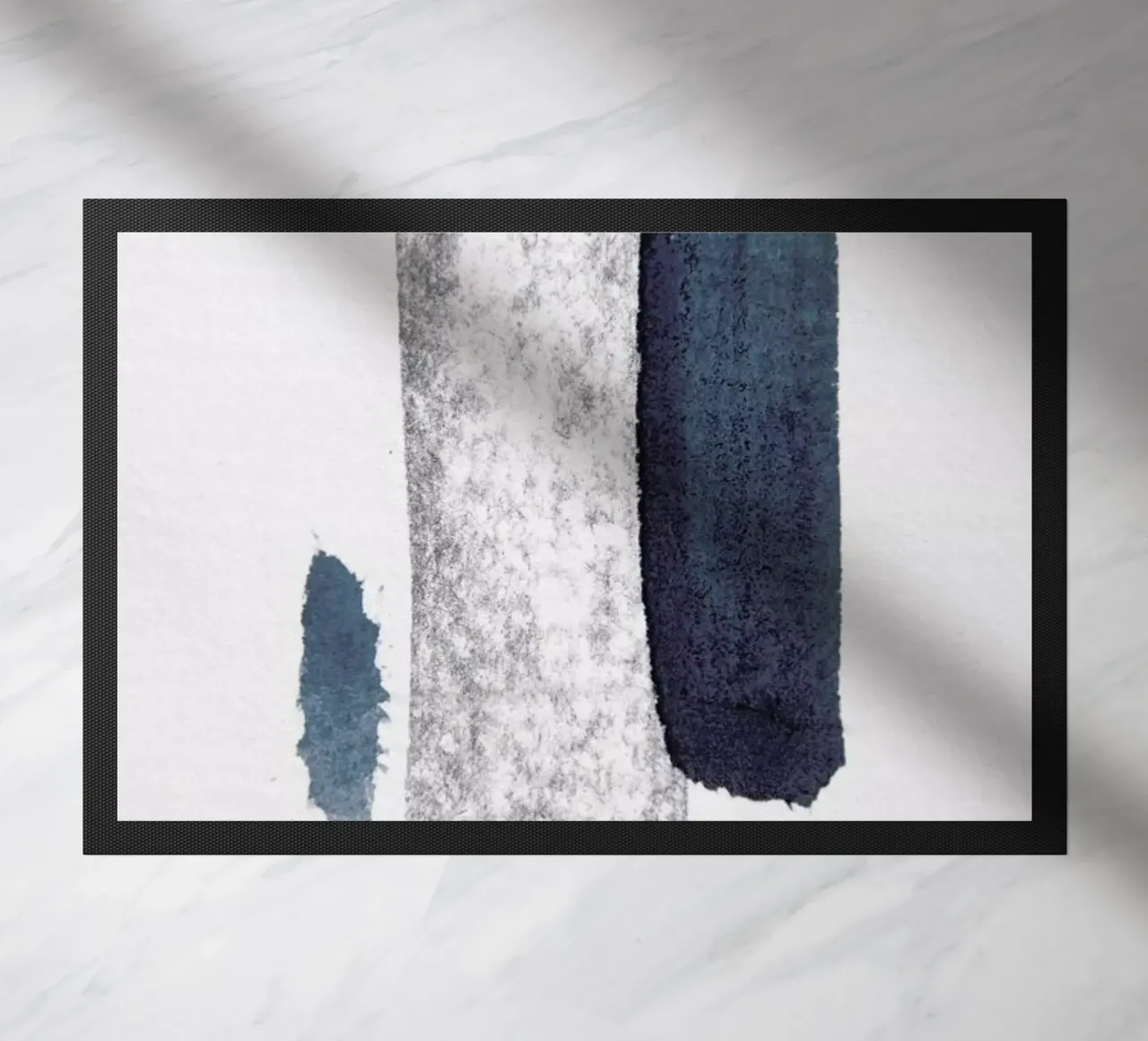 Minimal Abstract Aquarelle And Charcoal felpudo de Studio Nahili