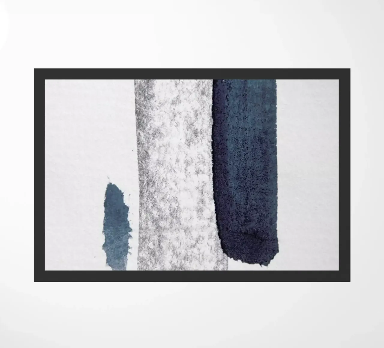 Minimal Abstract Aquarelle And Charcoal zerbino da Studio Nahili