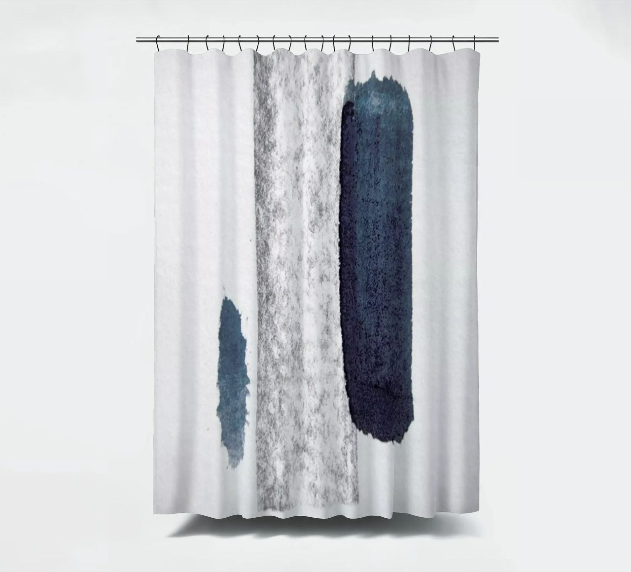 Minimal Abstract Aquarelle And Charcoal tenda da doccia da Studio Nahili