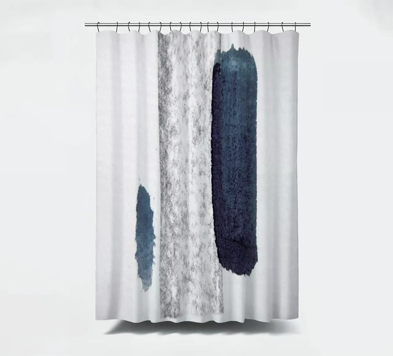 Minimal Abstract Aquarelle And Charcoal tenda da doccia da Studio Nahili