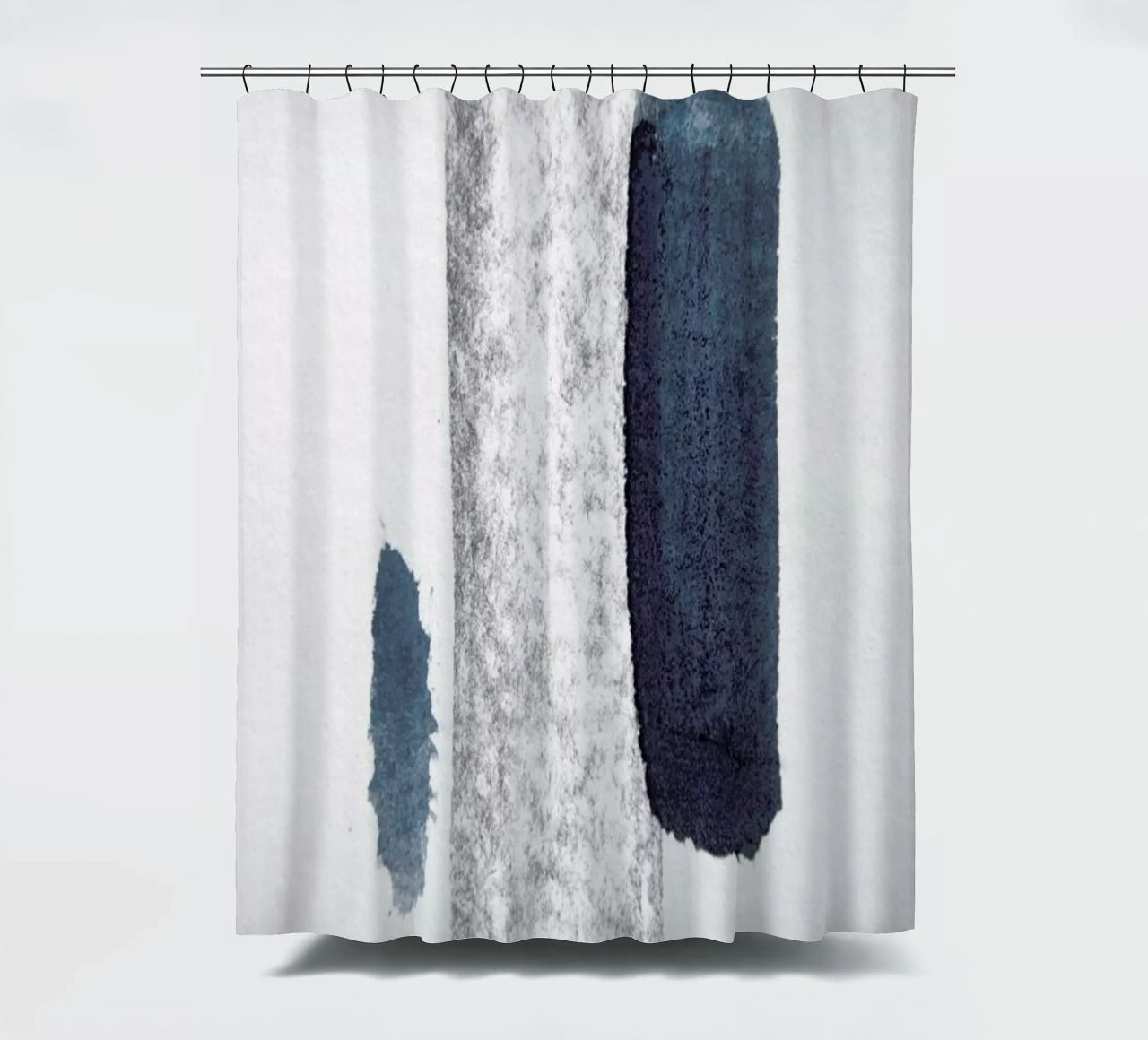 Minimal Abstract Aquarelle And Charcoal tenda da doccia da Studio Nahili