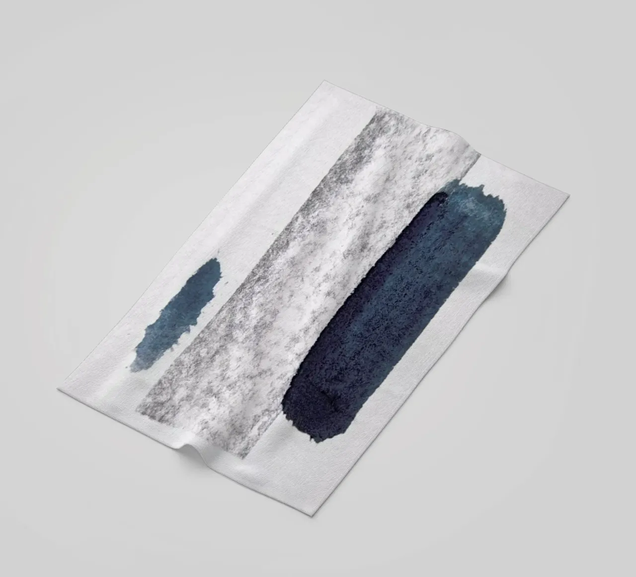 Minimal Abstract Aquarelle And Charcoal telo mare da Studio Nahili