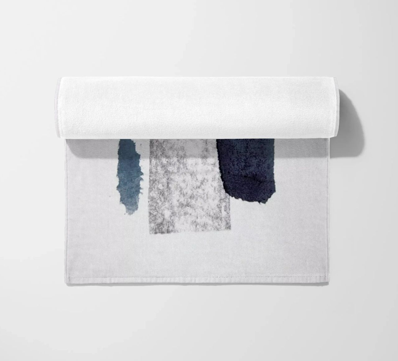 Minimal Abstract Aquarelle And Charcoal telo mare da Studio Nahili