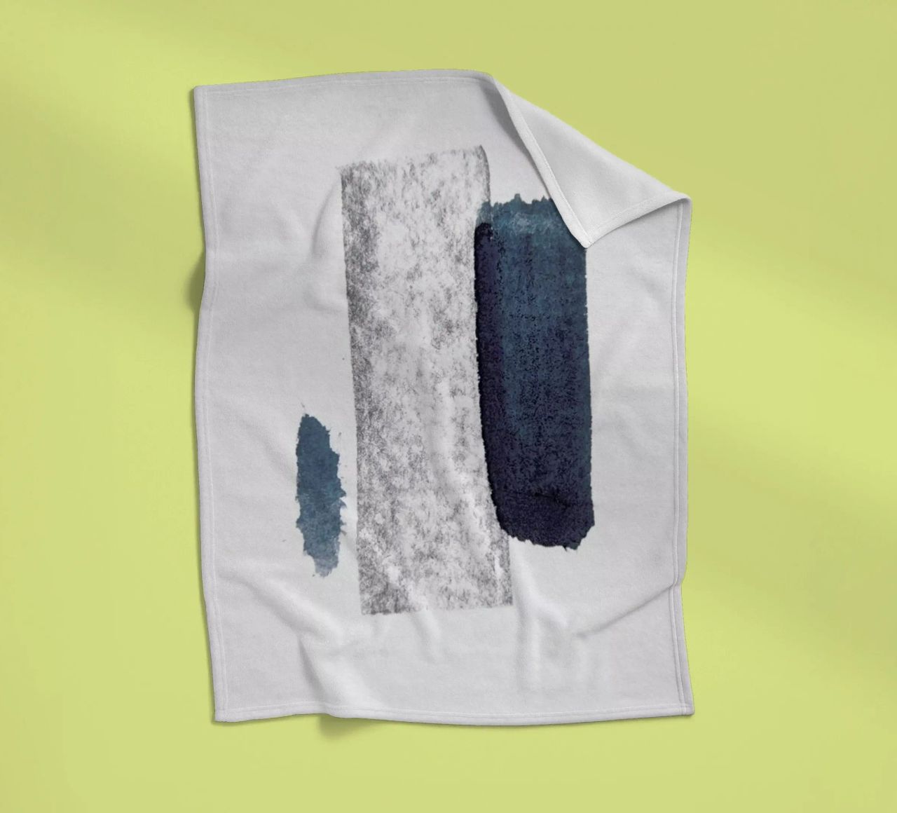 Minimal Abstract Aquarelle And Charcoal coperta in pile da Studio Nahili