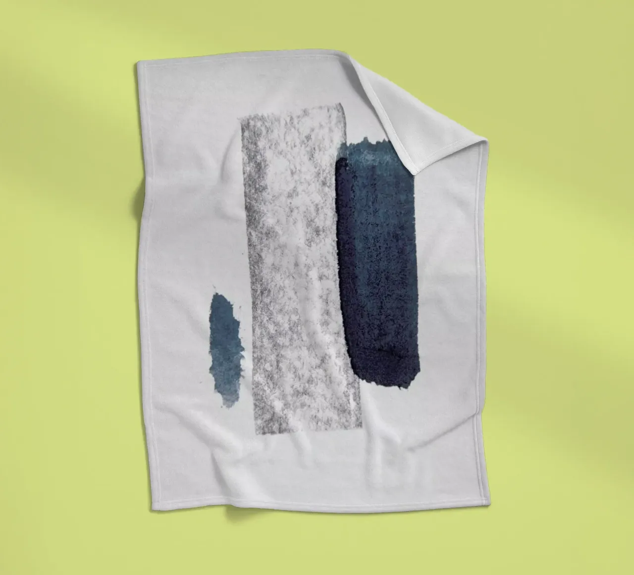 Minimal Abstract Aquarelle And Charcoal coperta in pile da Studio Nahili