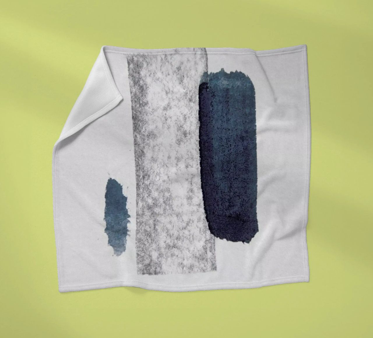 Minimal Abstract Aquarelle And Charcoal coperta in pile da Studio Nahili