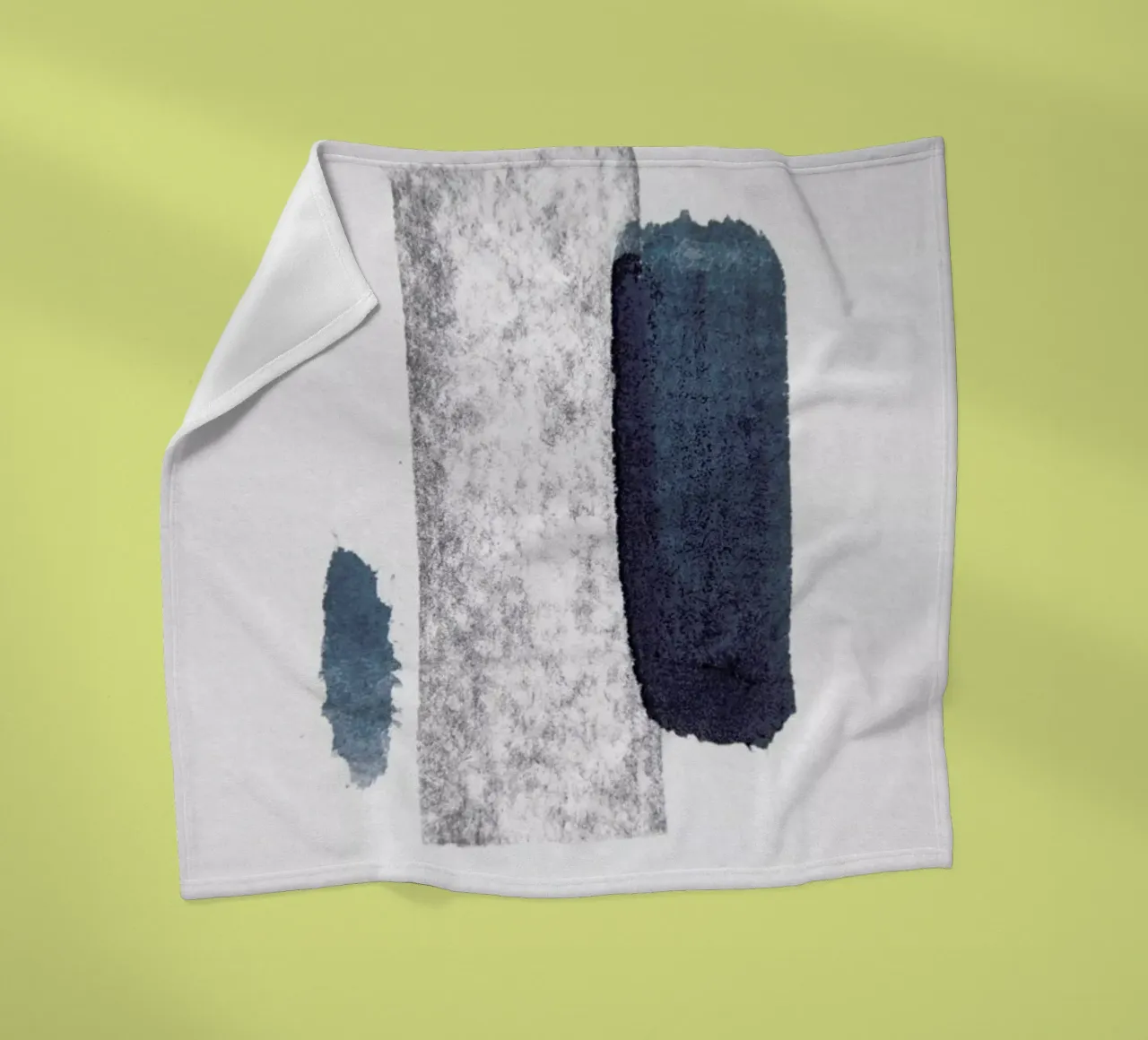 Minimal Abstract Aquarelle And Charcoal coperta in pile da Studio Nahili