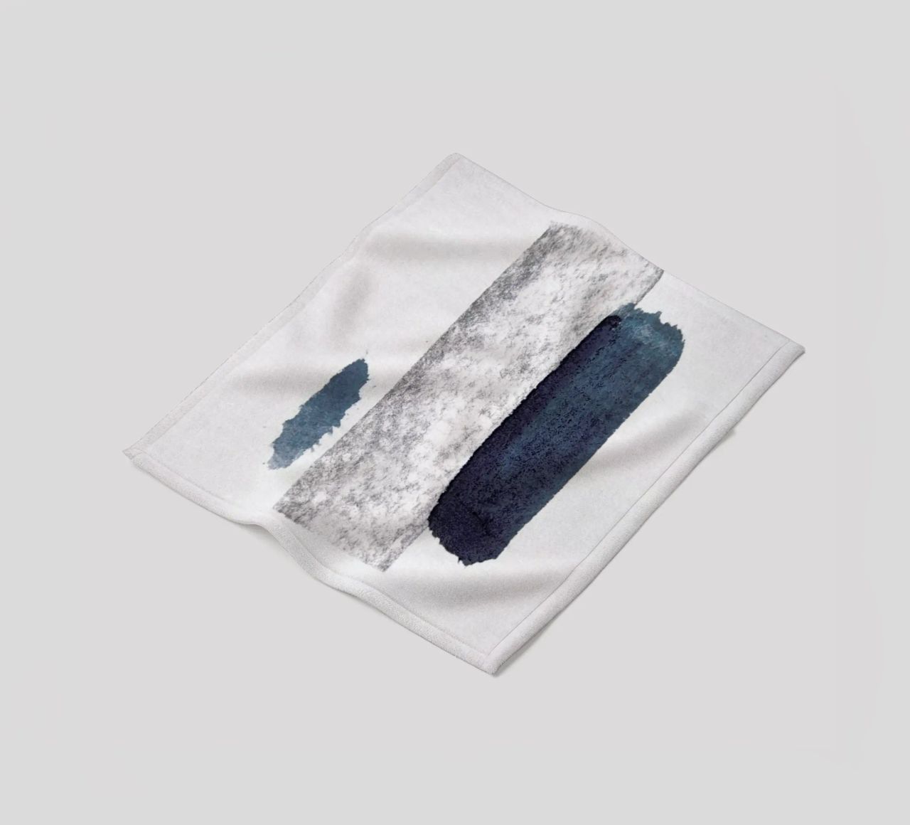 Minimal Abstract Aquarelle And Charcoal coperta in pile da Studio Nahili