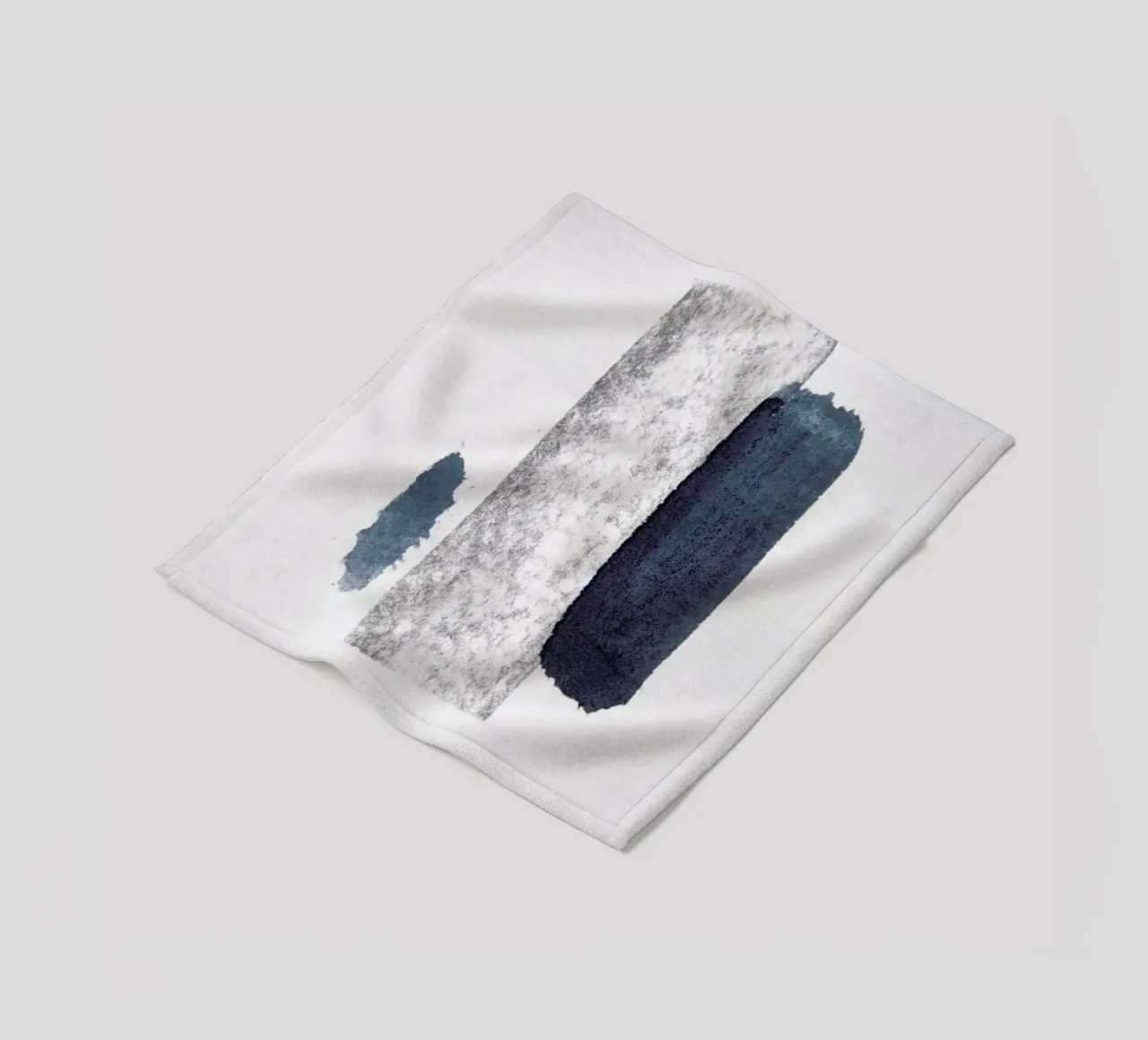 Minimal Abstract Aquarelle And Charcoal coperta in pile da Studio Nahili