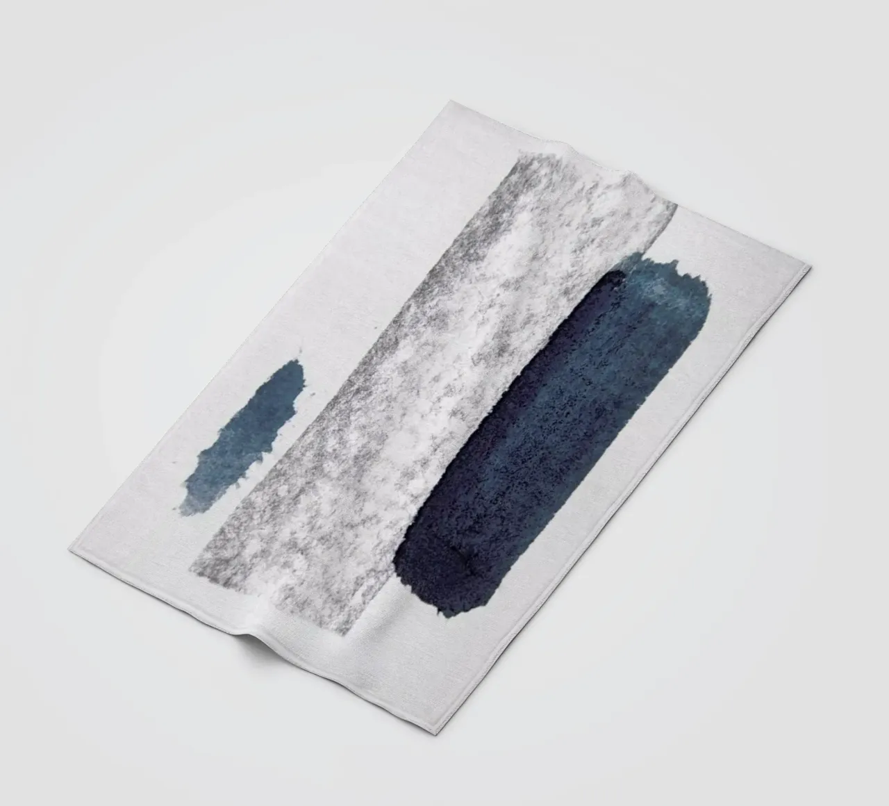 Minimal Abstract Aquarelle And Charcoal coperta in pile da Studio Nahili