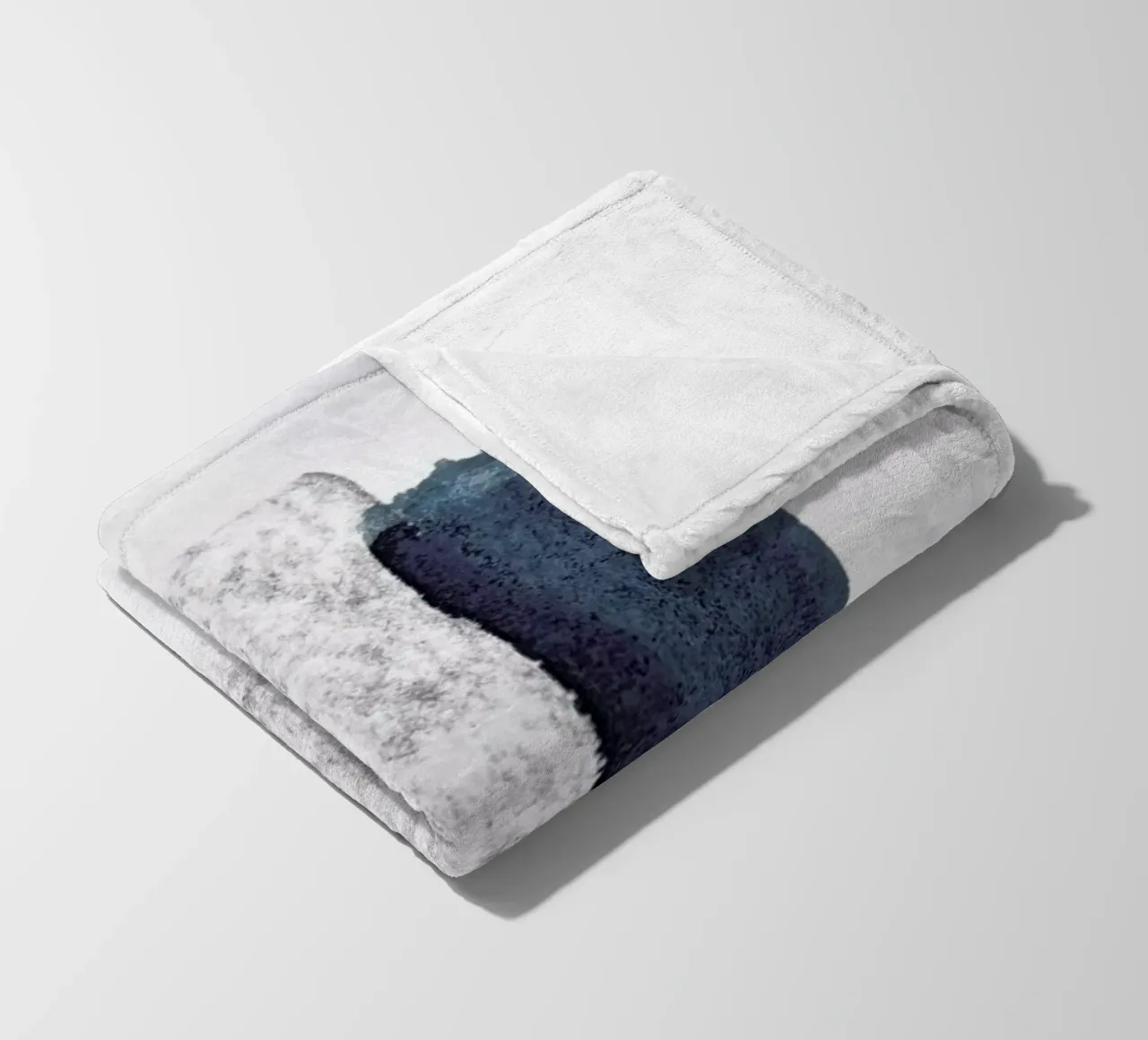 Minimal Abstract Aquarelle And Charcoal coperta in pile da Studio Nahili