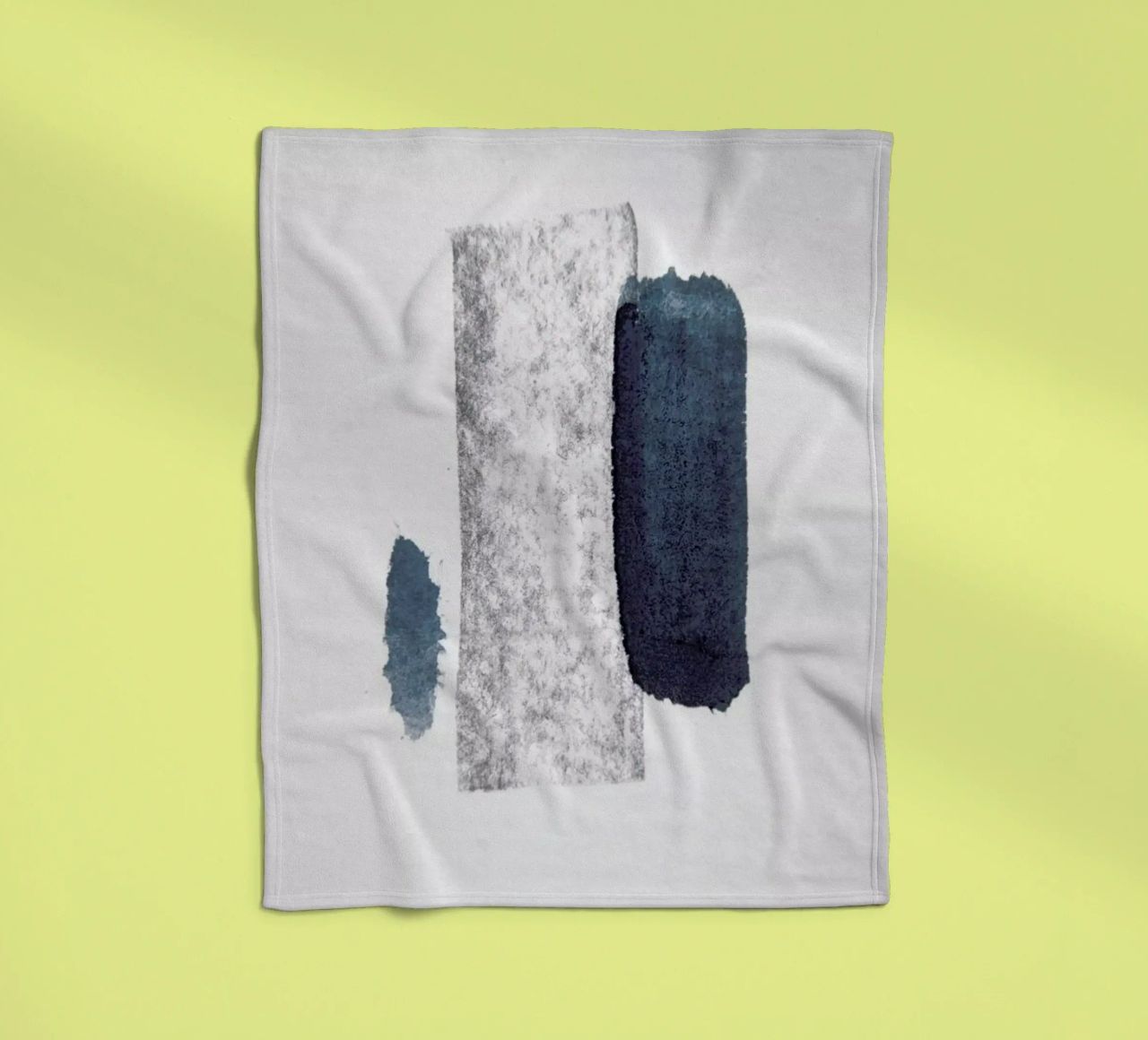 Minimal Abstract Aquarelle And Charcoal coperta in pile da Studio Nahili