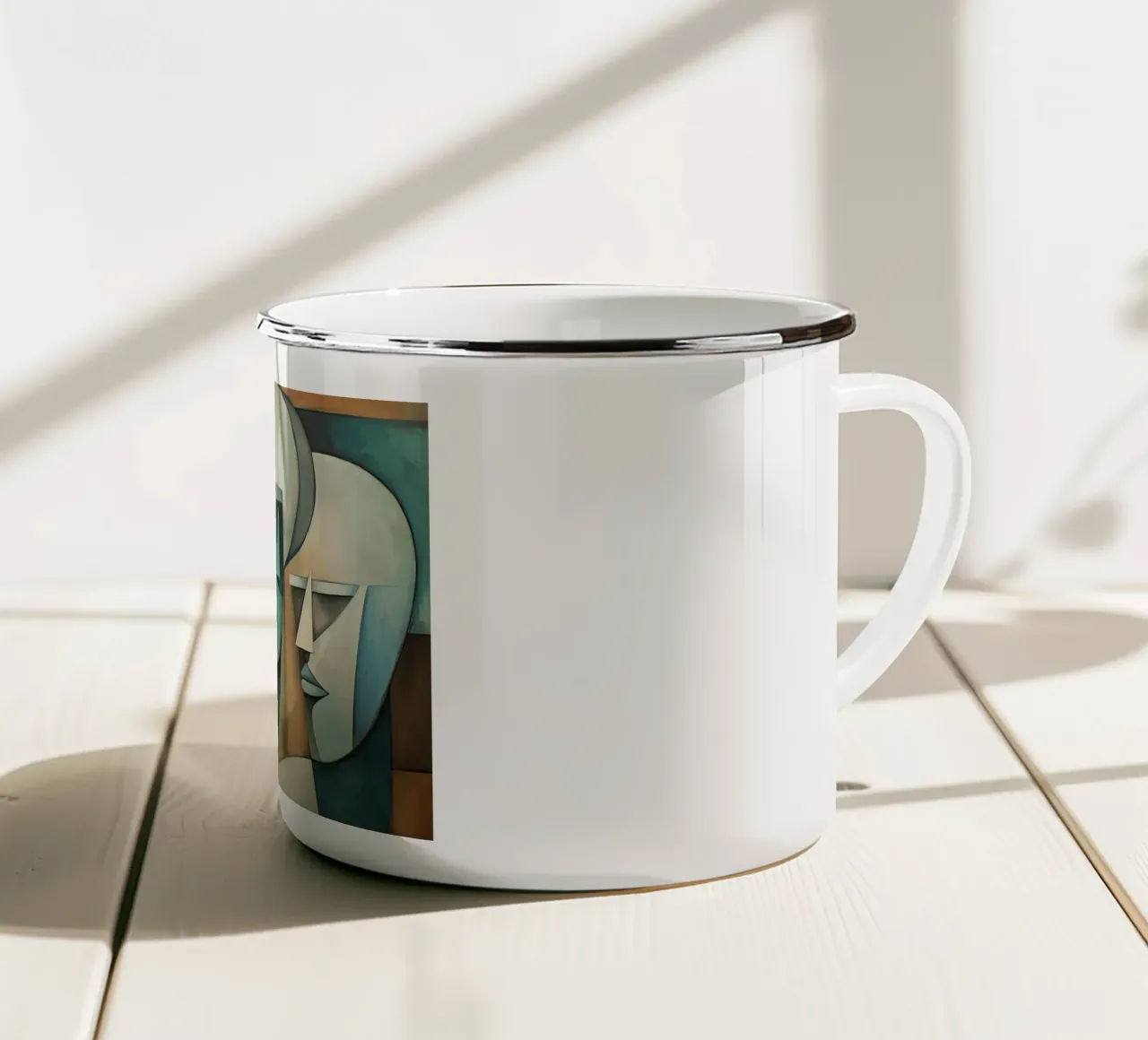 Arte da parete di Imagine tazza in smalto da Imagine