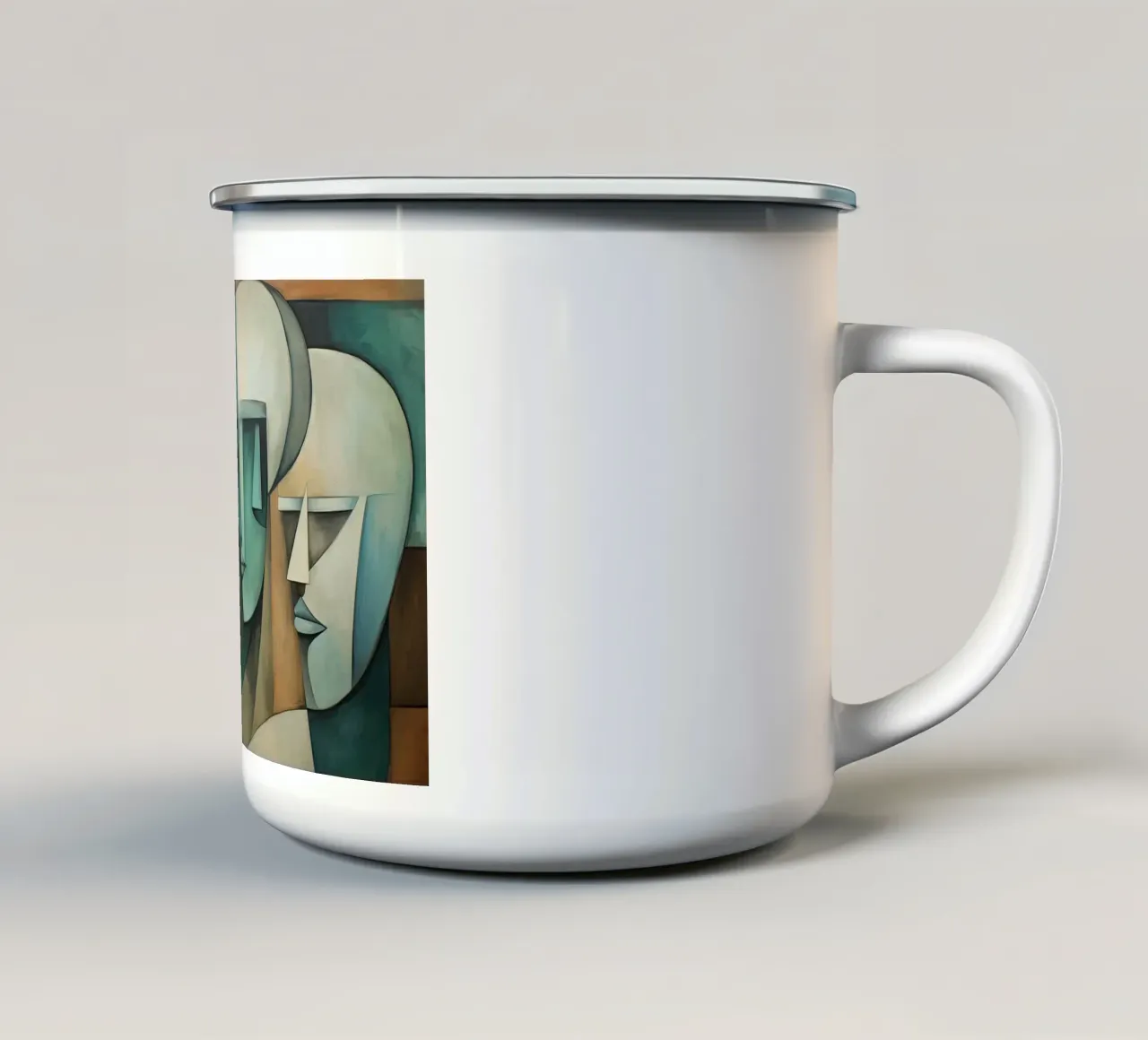 Arte da parete di Imagine tazza in smalto da Imagine