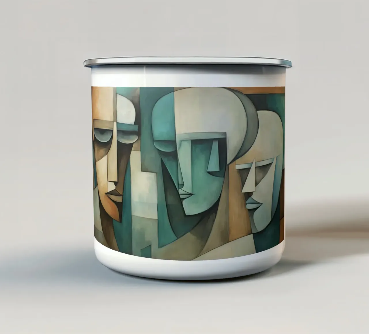 Arte da parete di Imagine tazza in smalto da Imagine