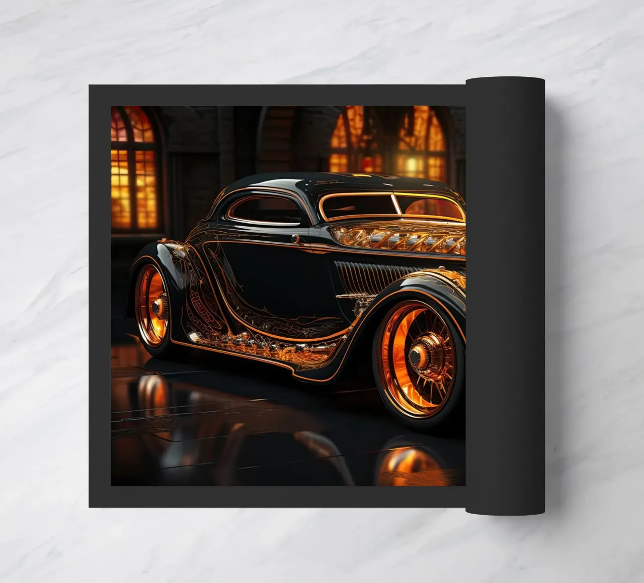 Hotrod auto d'epoca zerbino da Imagine