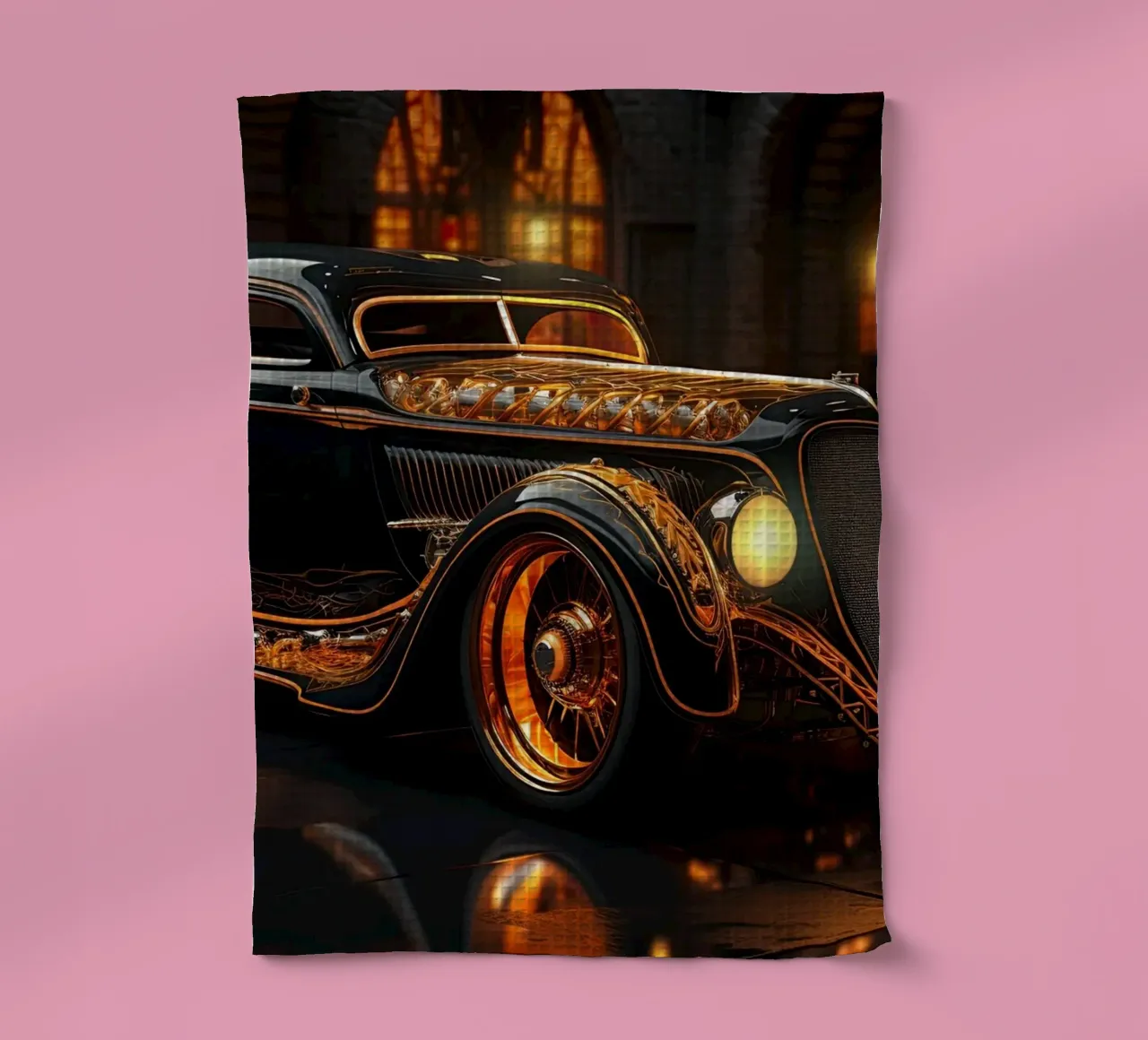 Hotrod Oldtimer Geschirrtuch von Imagine