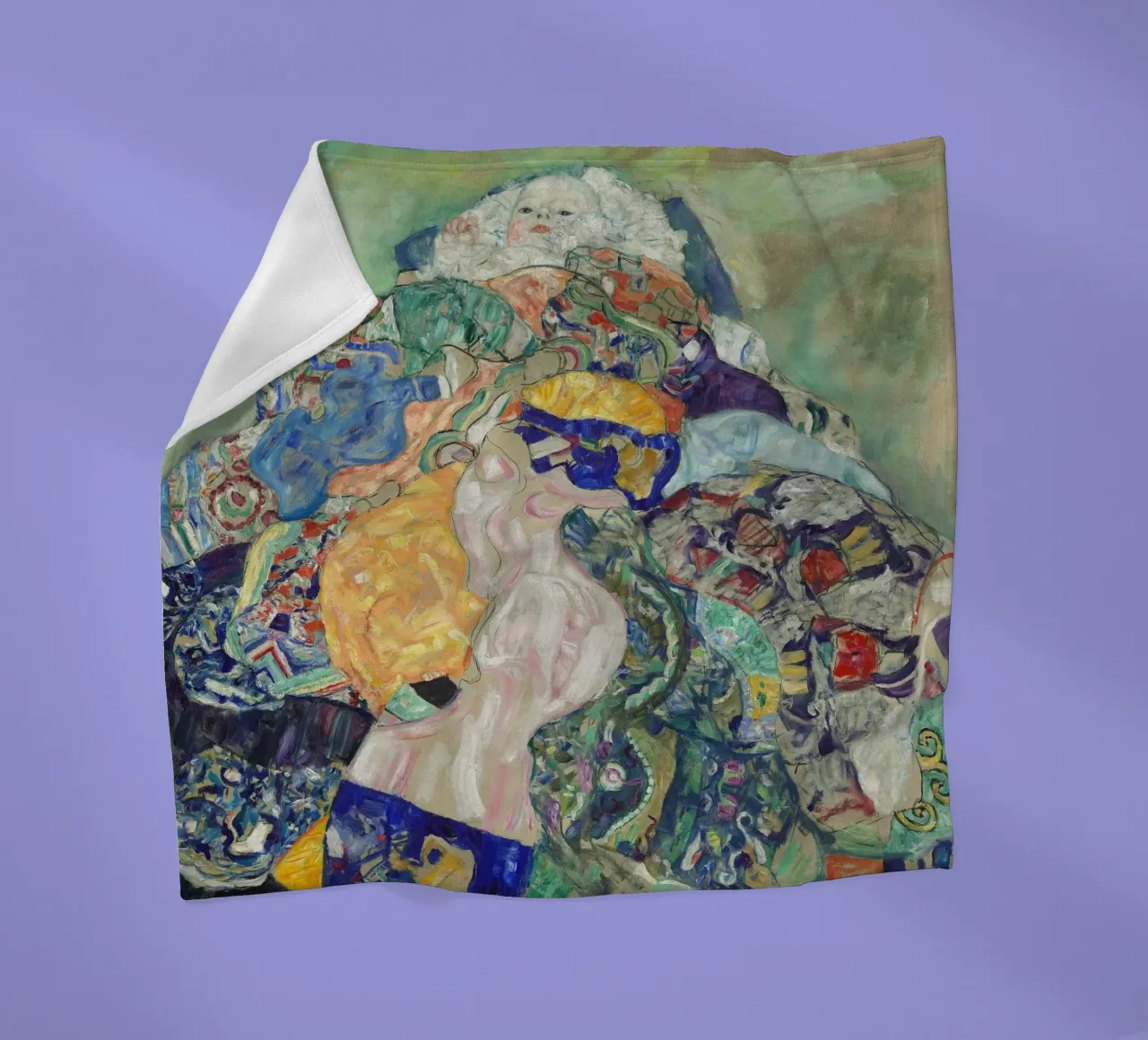 Il "Bambino (culla)" di Klimt - Simbolismo, figurazione, espressioni coperta in pile da ClubArt