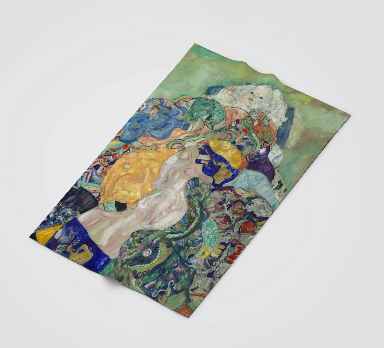 Il "Bambino (culla)" di Klimt - Simbolismo, figurazione, espressioni coperta in pile da ClubArt