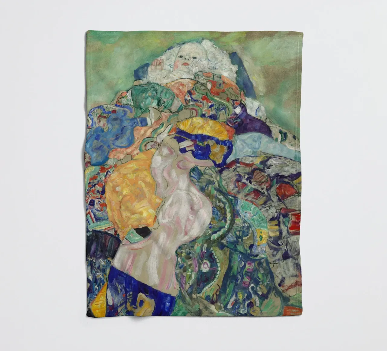 Il "Bambino (culla)" di Klimt - Simbolismo, figurazione, espressioni coperta in pile da ClubArt