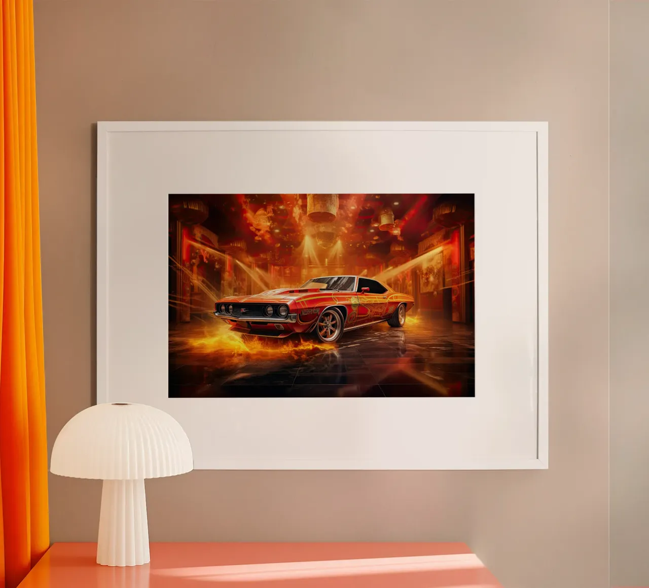 Arte da parete di Imagine poster con telaio in legno da Imagine