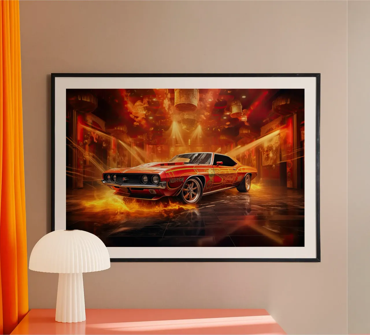 Arte da parete di Imagine poster con telaio in legno da Imagine