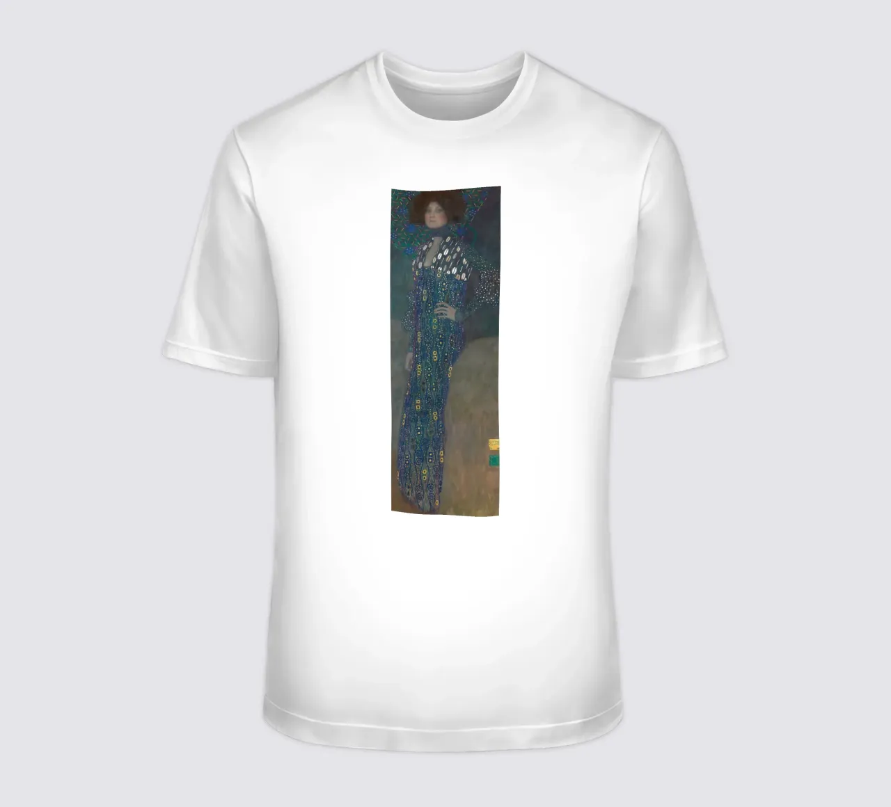 Klimt's "Emilie Flöge" - Art Nouveau, Portraiture, Fashion I t-shirt by ClubArt