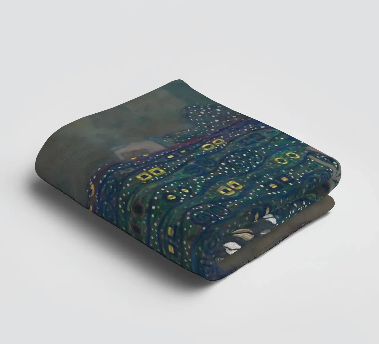Klimt's "Emilie Flöge" - Art Nouveau, Portraiture, Fashion I Handtuch von ClubArt