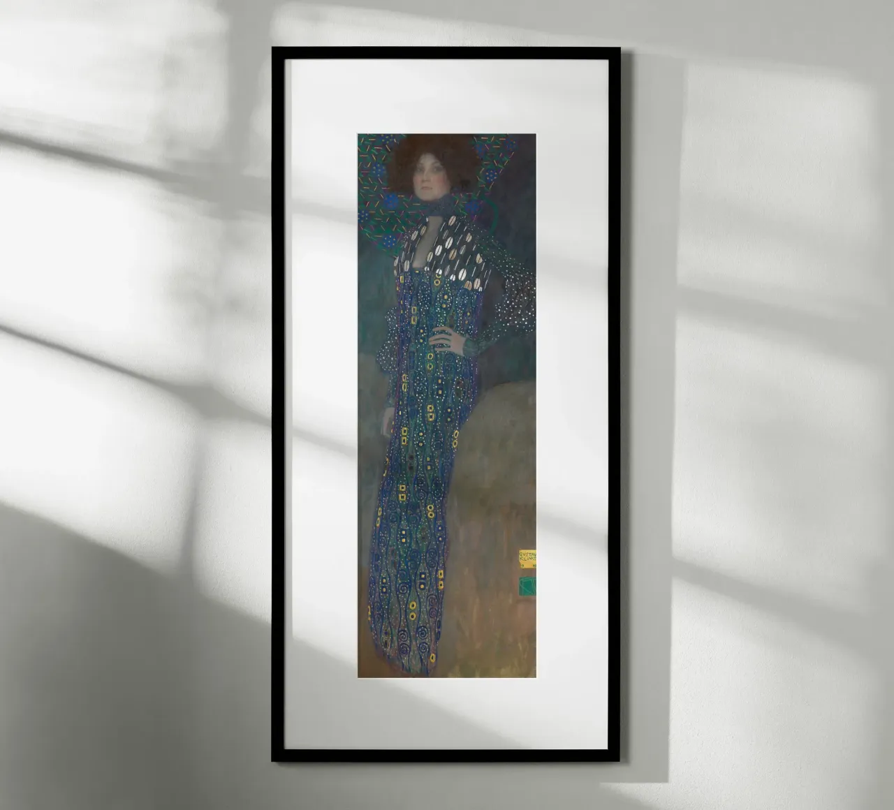 Emilie Flöge" di Klimt - Art Nouveau, ritratto, moda I poster con telaio in plastica da ClubArt