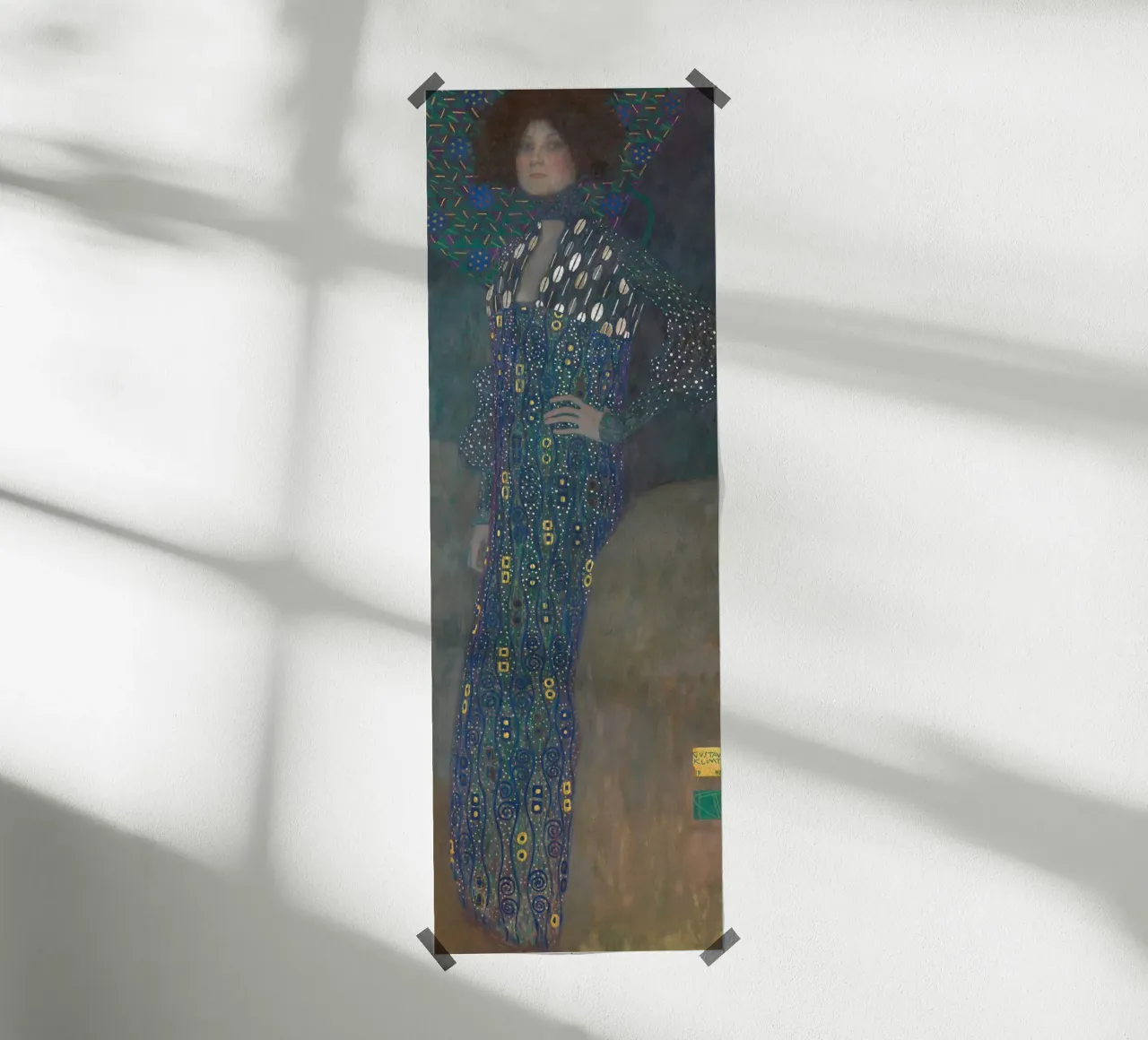 Emilie Flöge" di Klimt - Art Nouveau, ritratto, moda I poster con telaio in plastica da ClubArt