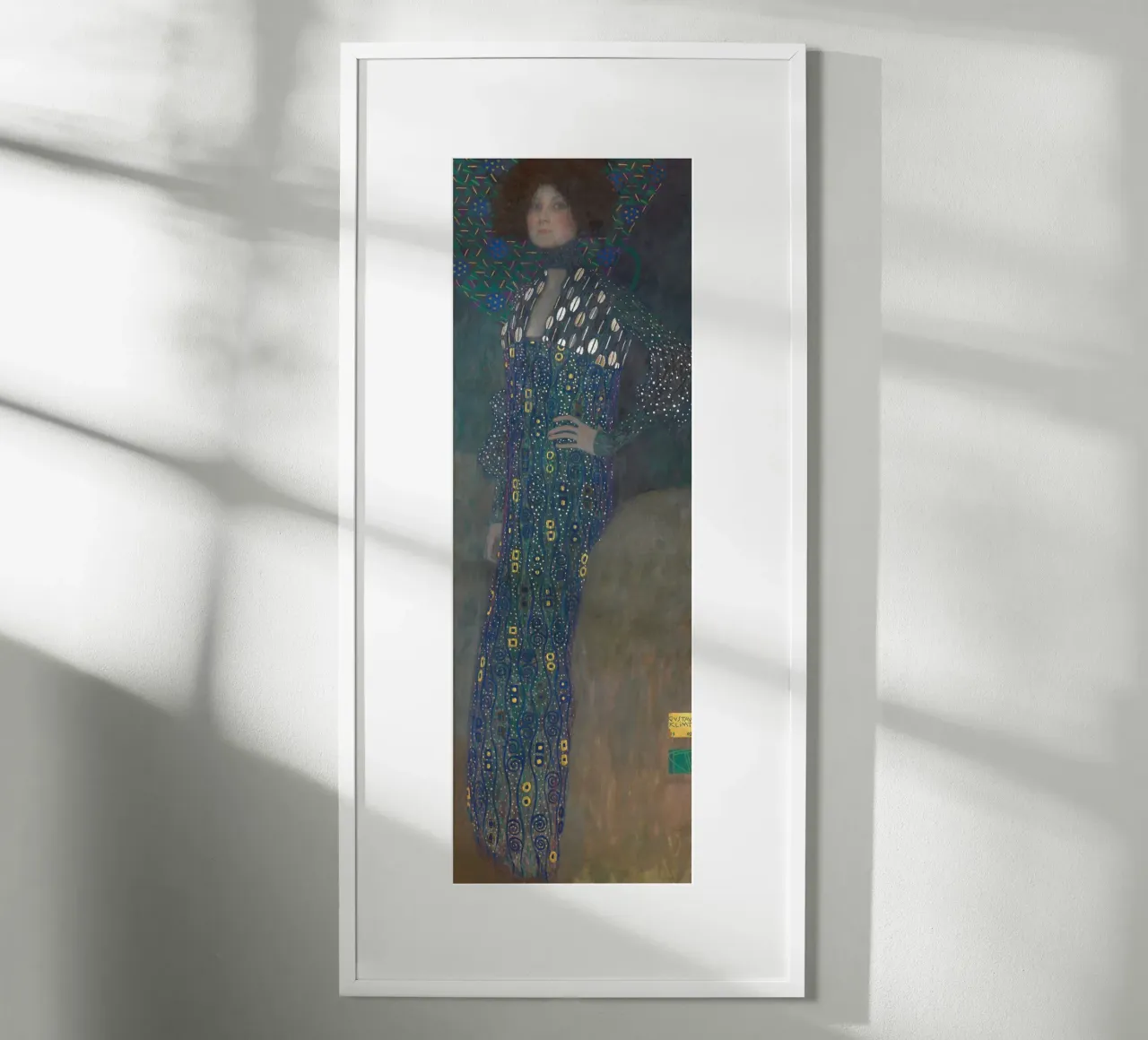 Emilie Flöge" di Klimt - Art Nouveau, ritratto, moda I poster con telaio in plastica da ClubArt