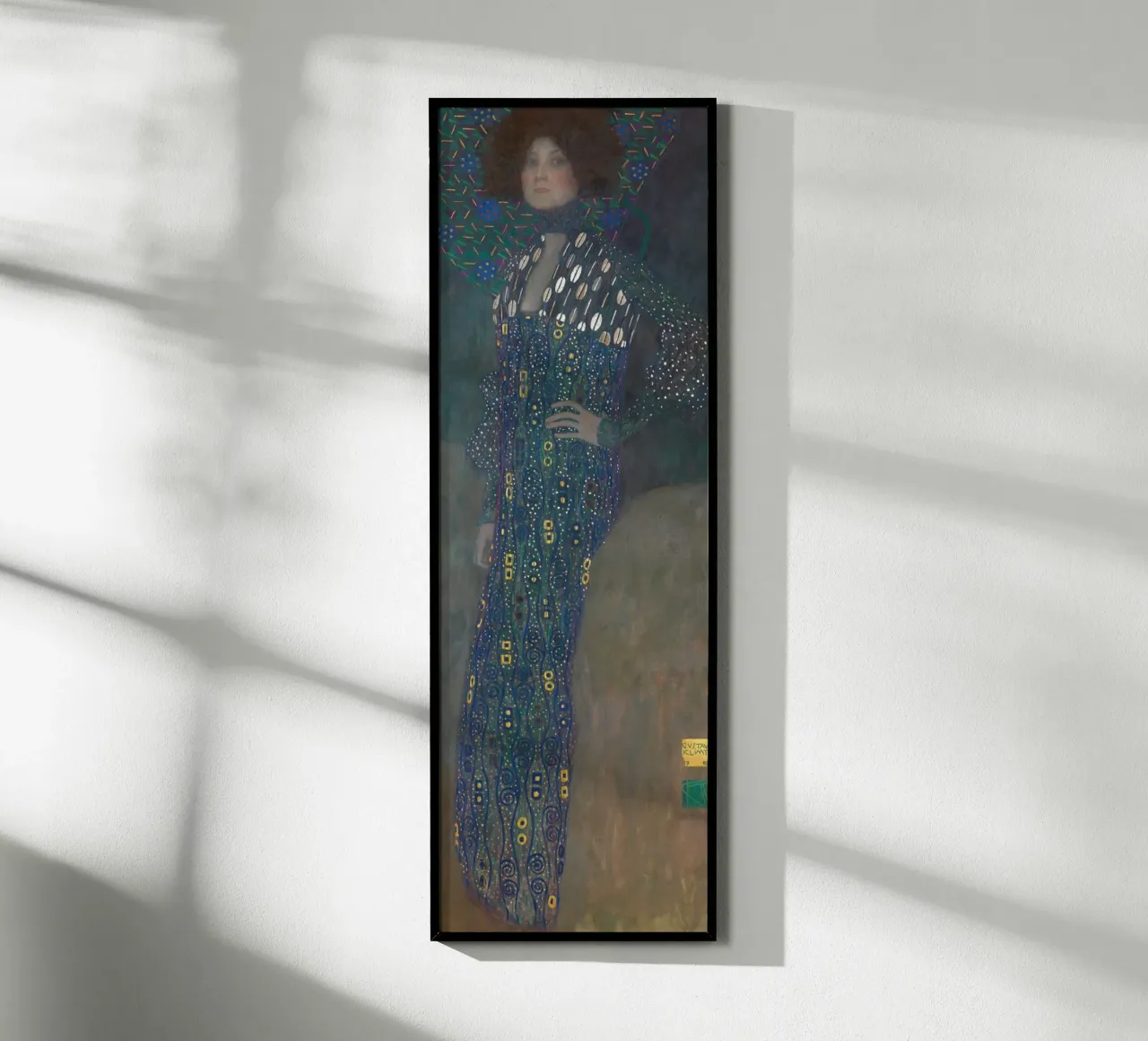 Emilie Flöge" di Klimt - Art Nouveau, ritratto, moda I poster con telaio in plastica da ClubArt