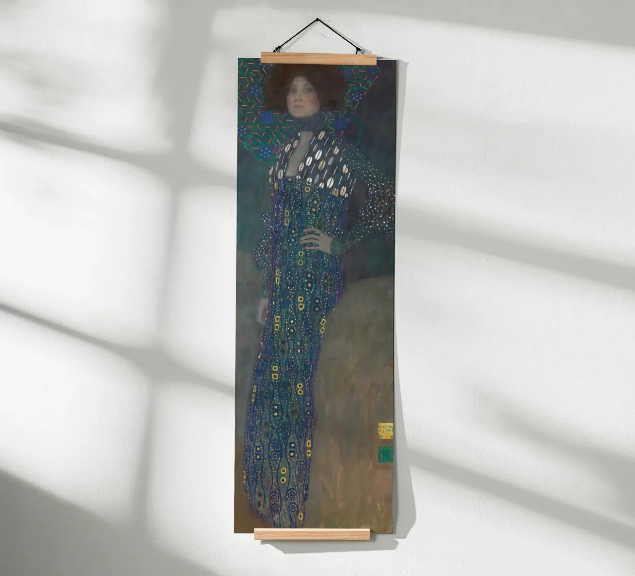 Emilie Flöge" di Klimt - Art Nouveau, ritratto, moda I poster con telaio in plastica da ClubArt