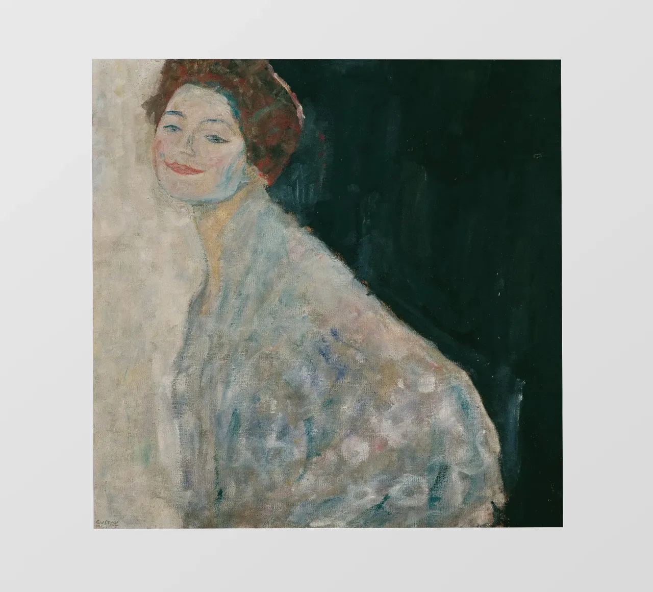 La "Dama in bianco" di Klimt - Modernismo, ritrattistica, espressività pellicola backlit da ClubArt