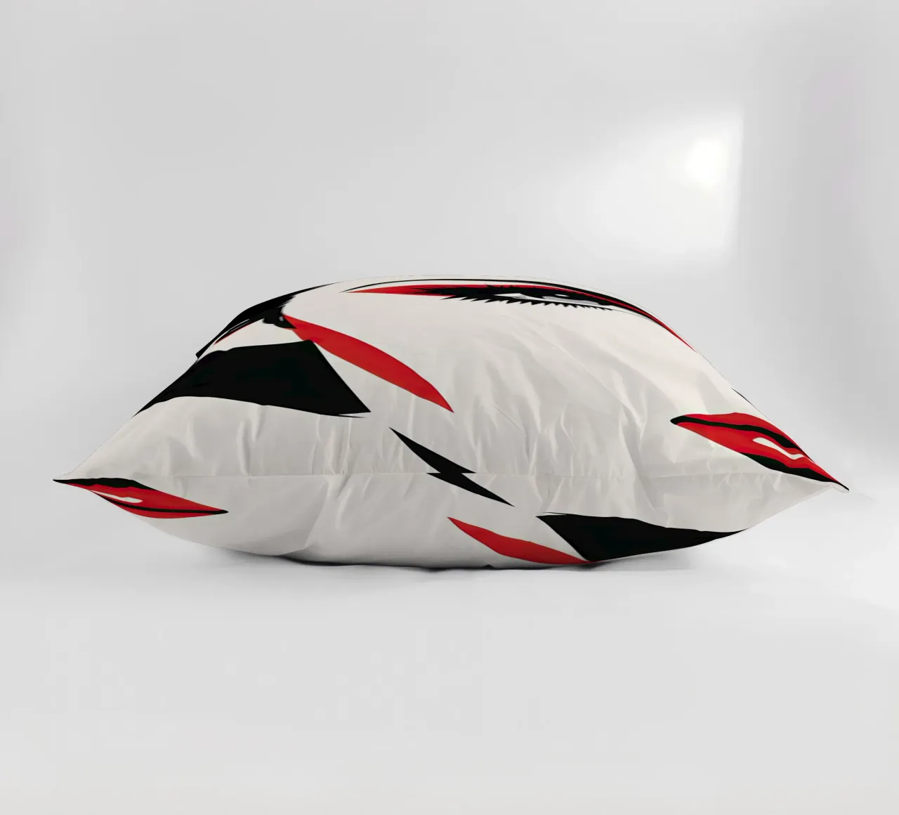 Abstract female face decorative cushion by Imagine