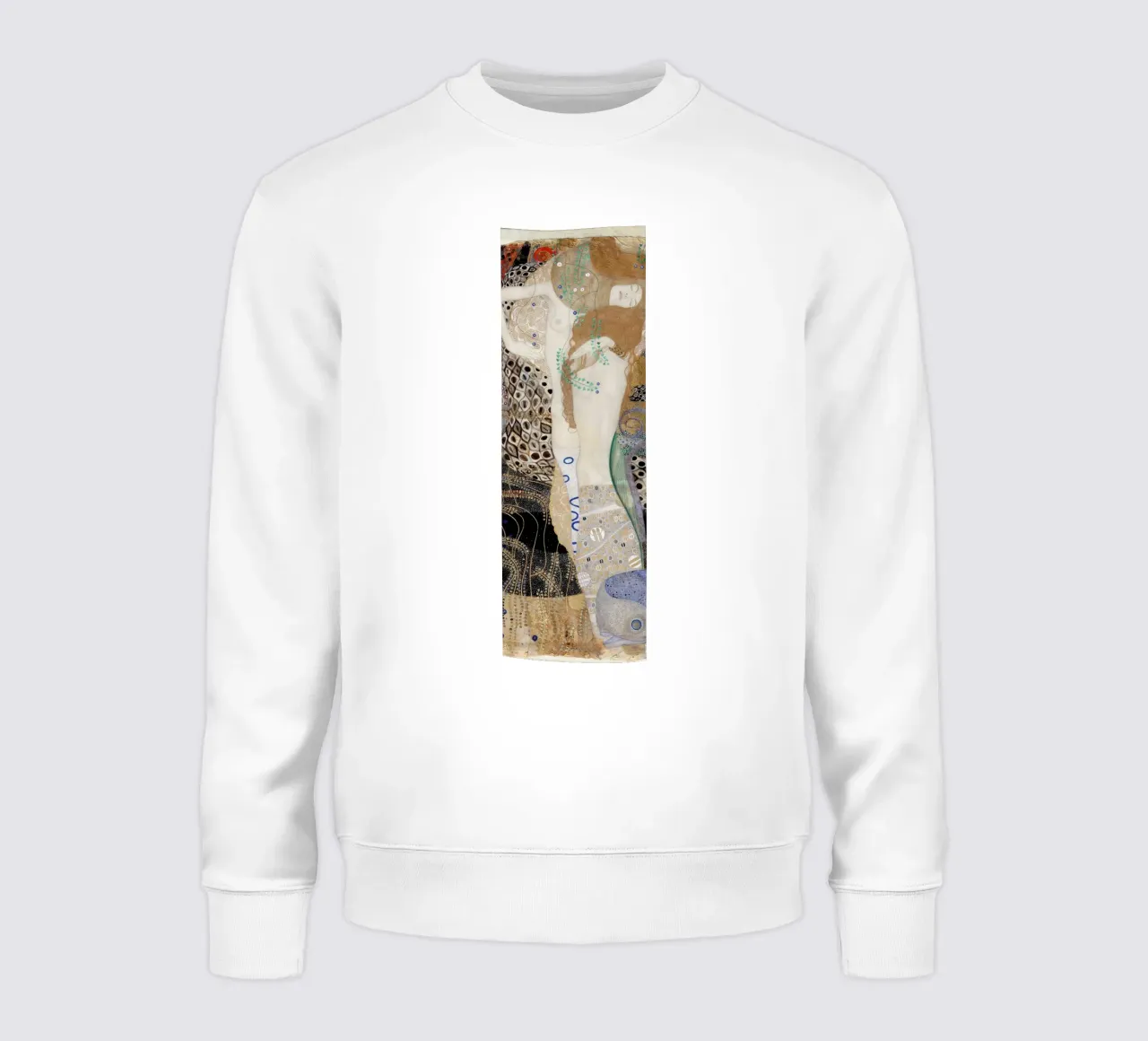 Le "Fidanzate (Serpenti d'acqua I)" di Klimt - Simbolismo, Eterea felpa da ClubArt