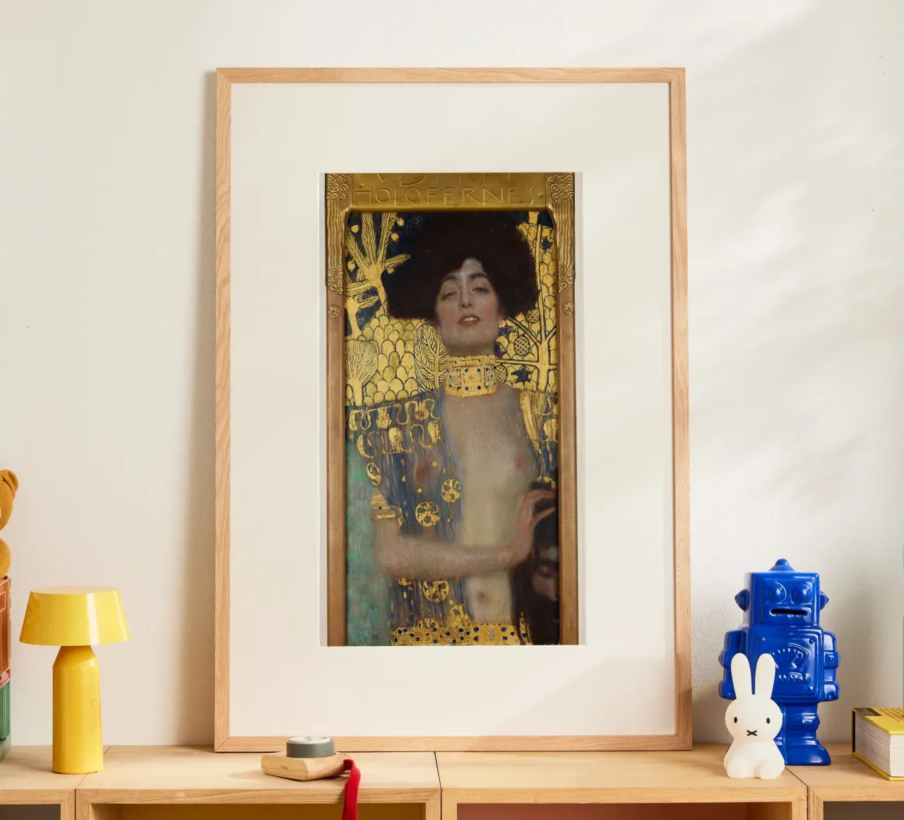 Giuditta e Oloferne" di Klimt - Simbolismo, età dell'oro, Ico poster con telaio in alluminio da ClubArt