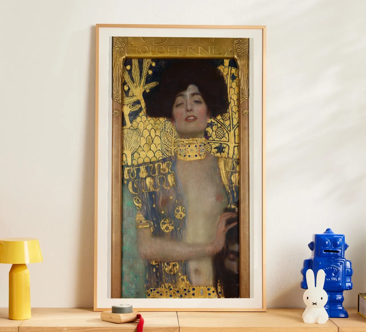 Giuditta e Oloferne" di Klimt - Simbolismo, età dell'oro, Ico poster con telaio in alluminio da ClubArt