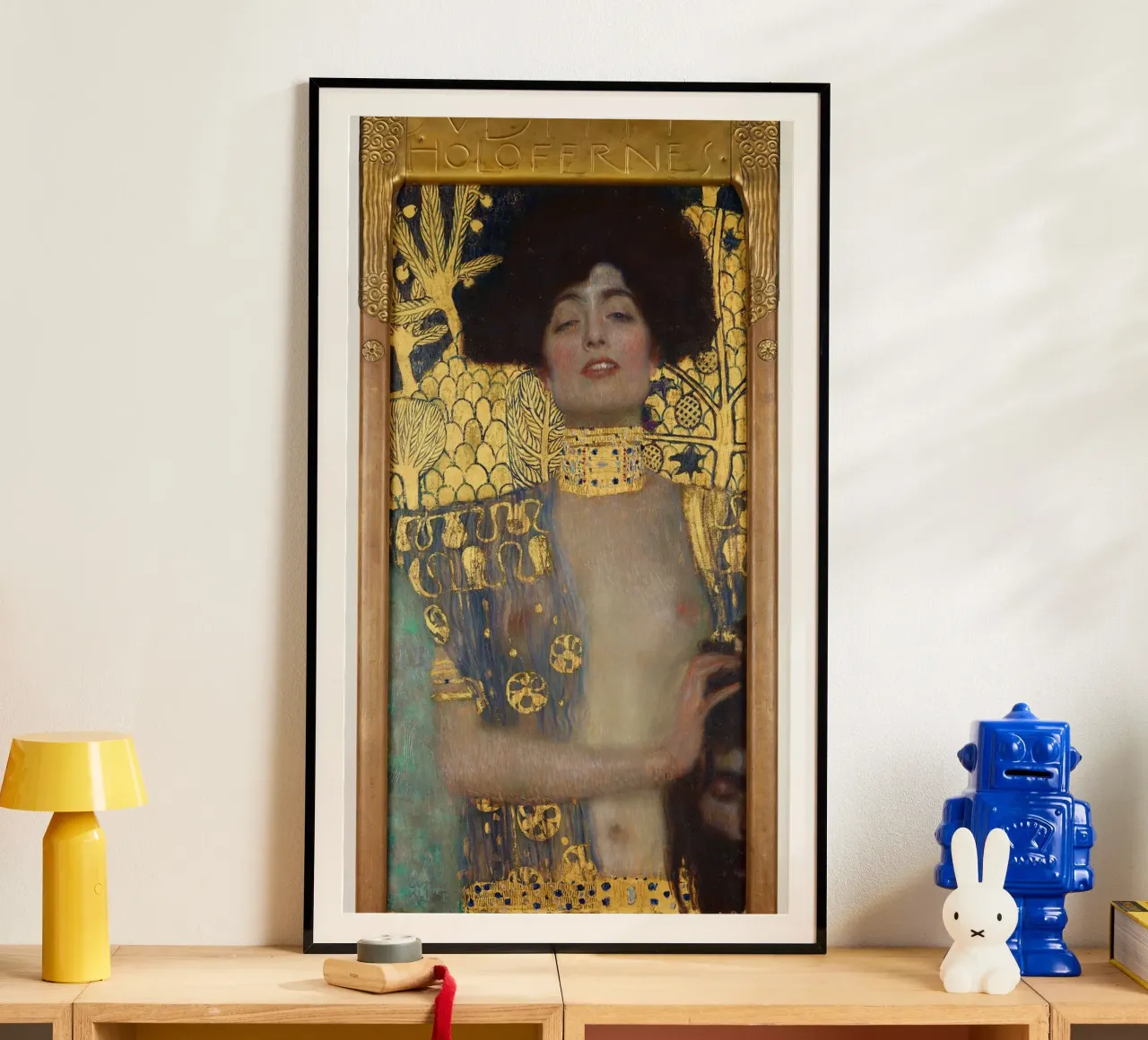 Giuditta e Oloferne" di Klimt - Simbolismo, età dell'oro, Ico poster con telaio in alluminio da ClubArt
