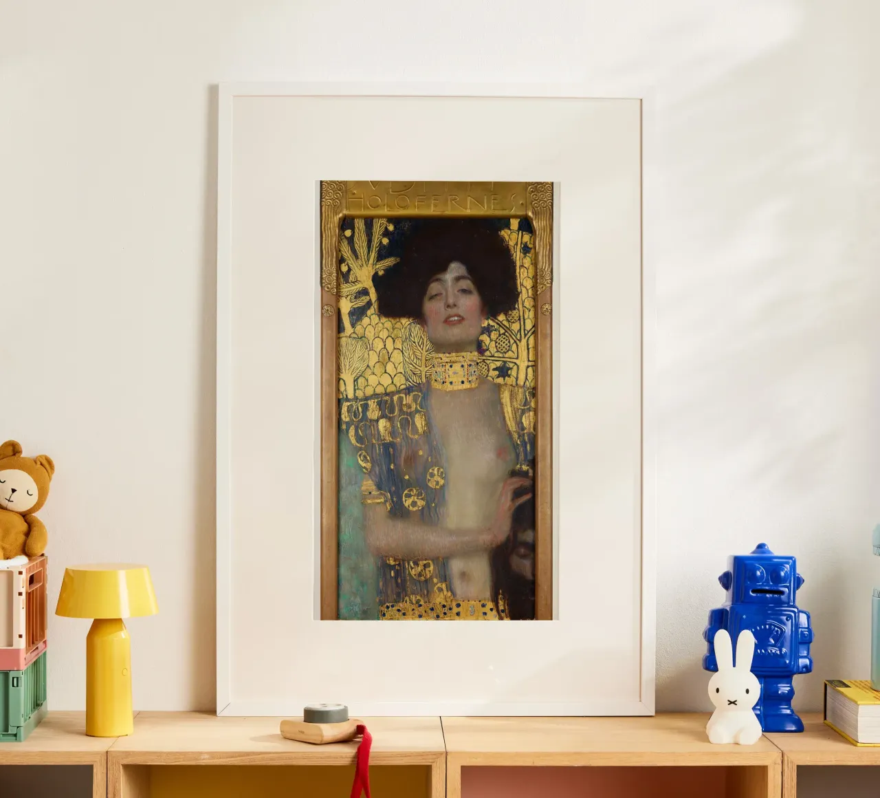 Giuditta e Oloferne" di Klimt - Simbolismo, età dell'oro, Ico poster con telaio in alluminio da ClubArt