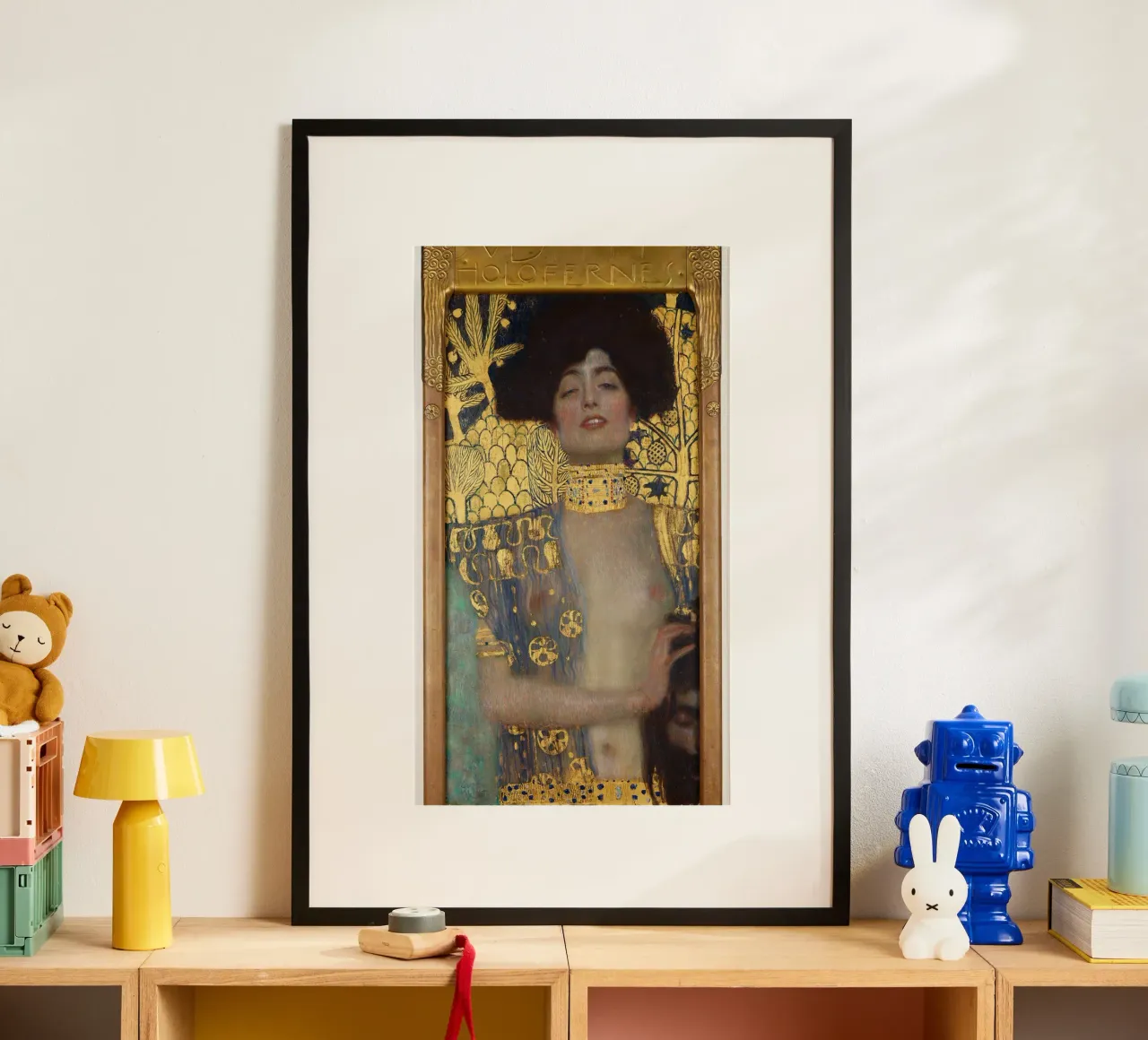 Giuditta e Oloferne" di Klimt - Simbolismo, età dell'oro, Ico poster con telaio in alluminio da ClubArt