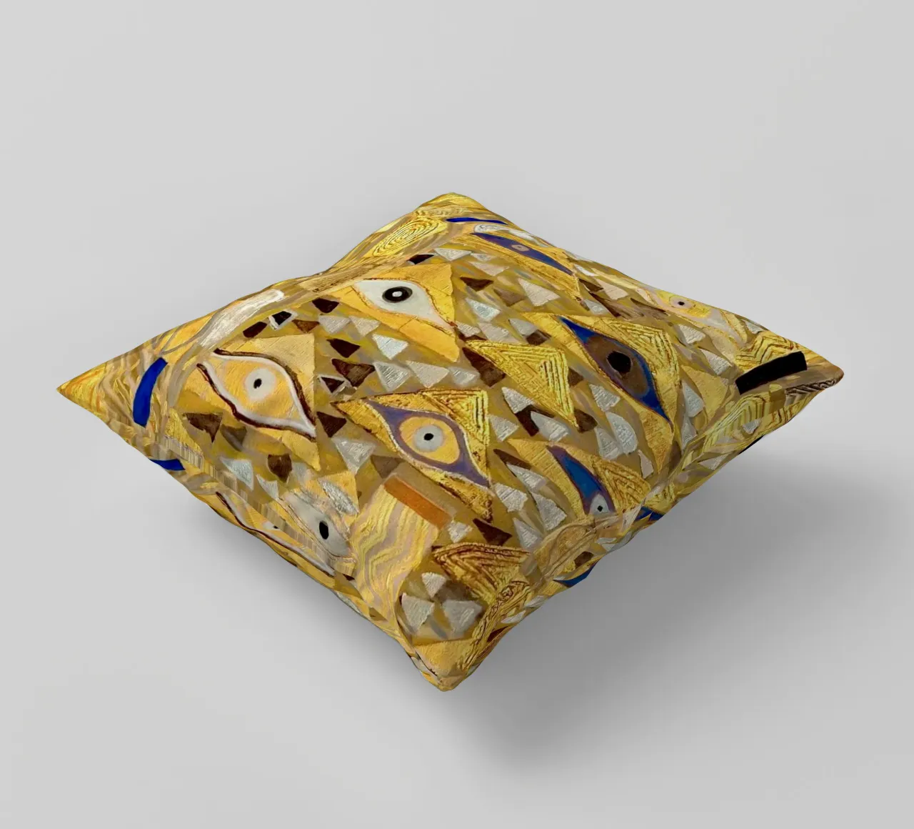 "Adele Bloch-Bauer I" di Klimt (particolare) - Secolo d'oro, Eye Sym cuscino da ClubArt