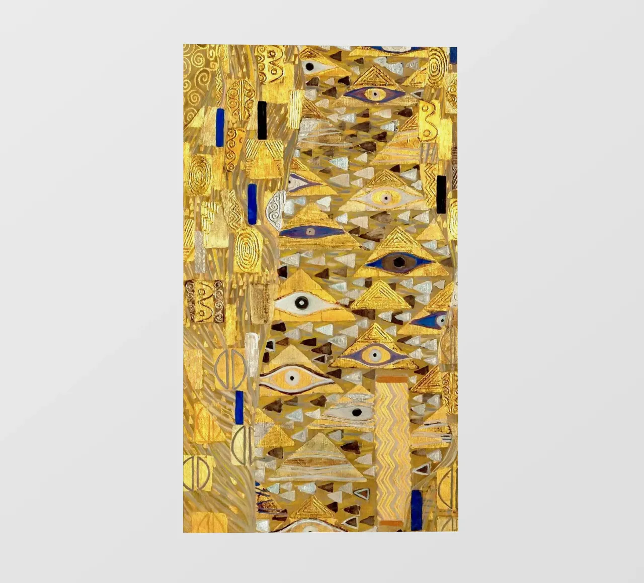 "Adele Bloch-Bauer I" di Klimt (particolare) - Secolo d'oro, Eye Sym telo in pvc da ClubArt