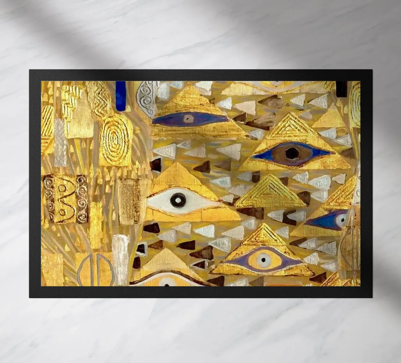 "Adele Bloch-Bauer I" di Klimt (particolare) - Secolo d'oro, Eye Sym zerbino da ClubArt